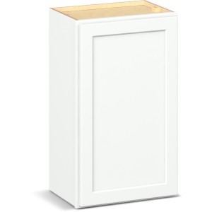 Reliabilt Parkstone II Reliabilt Parkstone II Brilliant White Wall Cabinet, 1 Door, 18-in x 30-in - 641229 | Lowe's Pro Supply